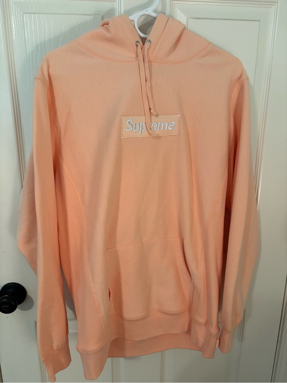 Supreme Peach Box Logo Hoodie - Men